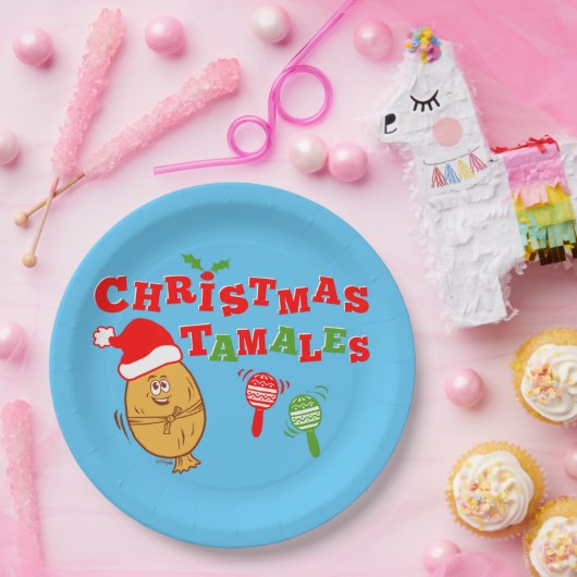 Assiettes En Carton Noël Tamales (Fête)