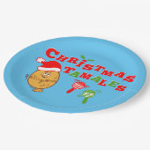 Assiettes En Carton Noël Tamales (Angle)