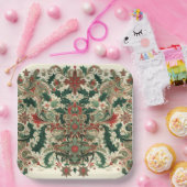 Assiettes En Carton Noël victorien/classique/Vintage (Fête)