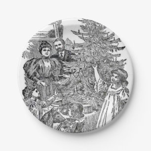 Assiettes En Carton Noël vintage