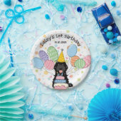 Assiettes En Carton Noir Cockapoo Cavapoo Chien Anniversaire (Fête)