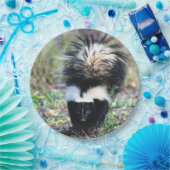 Assiettes En Carton Noir et blanc (Fête)