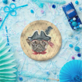 Assiettes En Carton Noirceur face Carlin Pirate Plaques de papier (Fête)