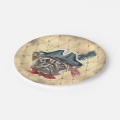 Assiettes En Carton Noirceur face Carlin Pirate Plaques de papier (Angle)