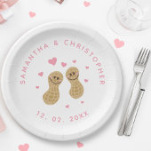 Assiettes En Carton Noix sur l'autre amusant adorable fête de mariage