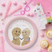 Assiettes En Carton Noix sur l'autre drôle mignon Wedding shower (Fête)