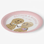 Assiettes En Carton Noix sur l'autre drôle mignon Wedding shower (Angle)