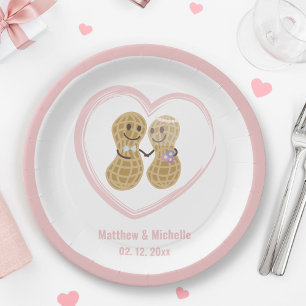 Assiettes En Carton Noix sur l'autre partie Wedding shower amusant