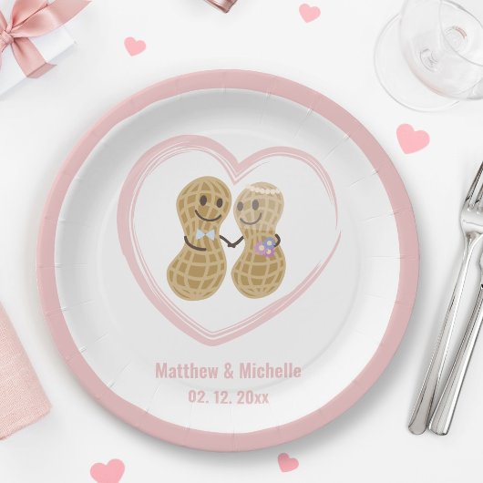 Assiettes En Carton Noix sur l'autre partie Wedding shower amusant