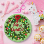 Assiettes En Carton Nollaig Chridheil Noël écossais 9" (Fête)