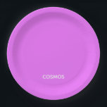 Assiettes En Carton Nom de couleur pourpre cosmos<br><div class="desc">Nom de couleur pourpre cosmos</div>