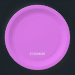 Assiettes En Carton Nom de couleur pourpre cosmos<br><div class="desc">Nom de couleur pourpre cosmos</div>