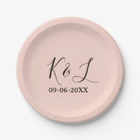 nom de couple de mariage lettre date fond pastel r