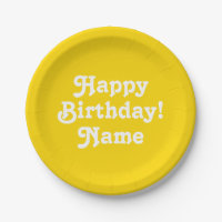 Nom et photo personnalisés ou couleur Anniversaire
