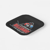 Assiettes En Carton NOM Personnalisé Billard 8 Ball Pool Cue Rack (Angulaire)