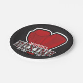 Assiettes En Carton NOM personnalisé Boxer Boxer Glove Prize (Angle)