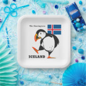 Assiettes En Carton Nom personnalisé Islande (Fête)