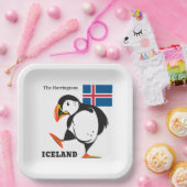 Assiettes En Carton Nom personnalisé Islande (Fête)