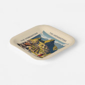 Assiettes En Carton Nom personnalisé Pérou Machu Picchu (Angulaire)