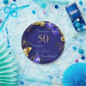 Assiettes En Carton Nom personnalisé Plaque Papier Papier Papier Papie (Fête)