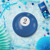 Assiettes En Carton Nombre 2 billiards (Fête)