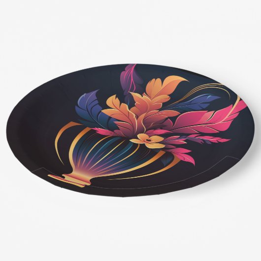 Assiettes En Carton NOMBRE DE VASE N° 2 Plaque papier (Angle)