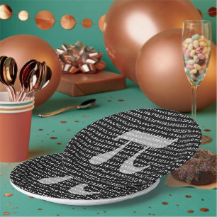 Assiettes En Carton Nombreux chiffres de Pi Mathematical Constante