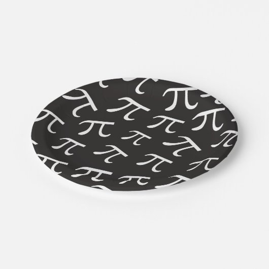 Assiettes En Carton Nombreux symboles Pi - Math Theme Papier Plaque (Angle)