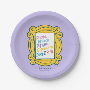 Assiettes En Carton Noms de FRIENDS™ dans Peephole