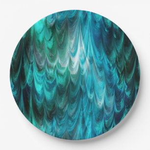 Assiettes En Carton nonpareil kelpie turquoise :
