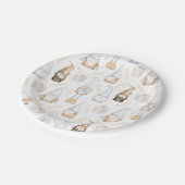 Assiettes En Carton Nordic Noël Festive Gnomes (Angle)