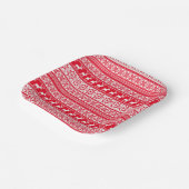 Assiettes En Carton Nordic Reindeer Ugly Christmas Sweat Party (Angulaire)