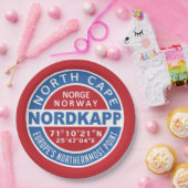Assiettes En Carton NORDKAPP Plaques de papier norvégien (Fête)