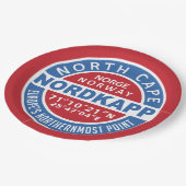 Assiettes En Carton NORDKAPP Plaques de papier norvégien (Angle)