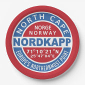 Assiettes En Carton NORDKAPP Plaques de papier norvégien (Devant)
