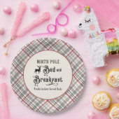 Assiettes En Carton North Pôle Chambres d'hôte Ferme Noël (Fête)