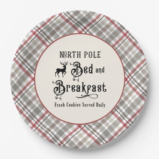 Assiettes En Carton North Pôle Chambres d'hôte Ferme Noël (Devant)
