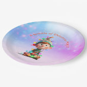 Assiettes En Carton North Pole Elf Celebration | Christmas Magic (Angle)