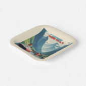 Assiettes En Carton Norvège (Angulaire)