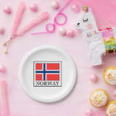Assiettes En Carton Norvège (Fête)