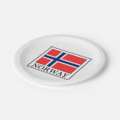 Assiettes En Carton Norvège (Angle)