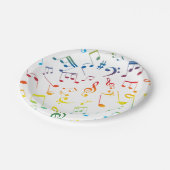 Assiettes En Carton Notes musicales 4 (Angle)