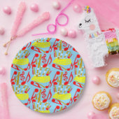 Assiettes En Carton Notes musicales de Bagpipes (Fête)