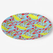 Assiettes En Carton Notes musicales de Bagpipes (Angle)