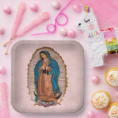 Assiettes En Carton Notre-Dame de Guadalupe 1531 (Fête)