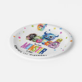 Assiettes En Carton Notre Little Monster 1er anniversaire (Angle)