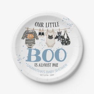 Assiettes En Carton Notre petit Boo est presque là Cadeau de Baby Show