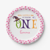 Assiettes En Carton Notre Petit Boo Turner Un, Halloween 1Er Anniversa (Devant)
