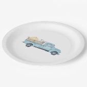 Assiettes En Carton Notre petit Citrouille/Camion bleu Plaque papier d (Angle)