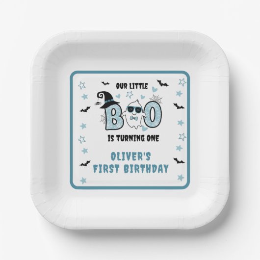 ASSIETTES EN CARTON NOTRE PETIT GARÇON EST EN TRAIN DE TOURNER UN 1ER (Recto)